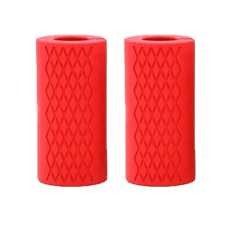 FitnessJunk™ 2PCS Silicone Dumbbell Barbell Grips