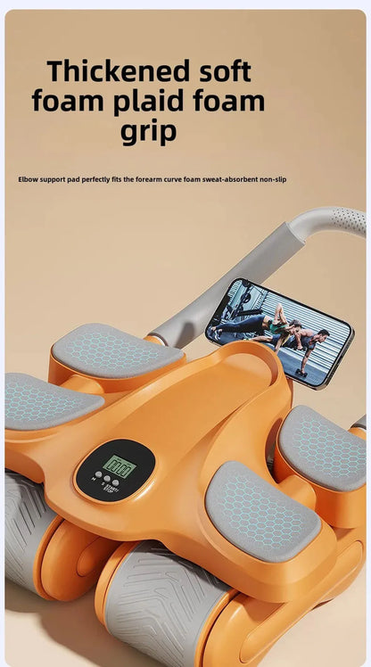 FitnessJunk™ Four-Wheel Ab Trainer