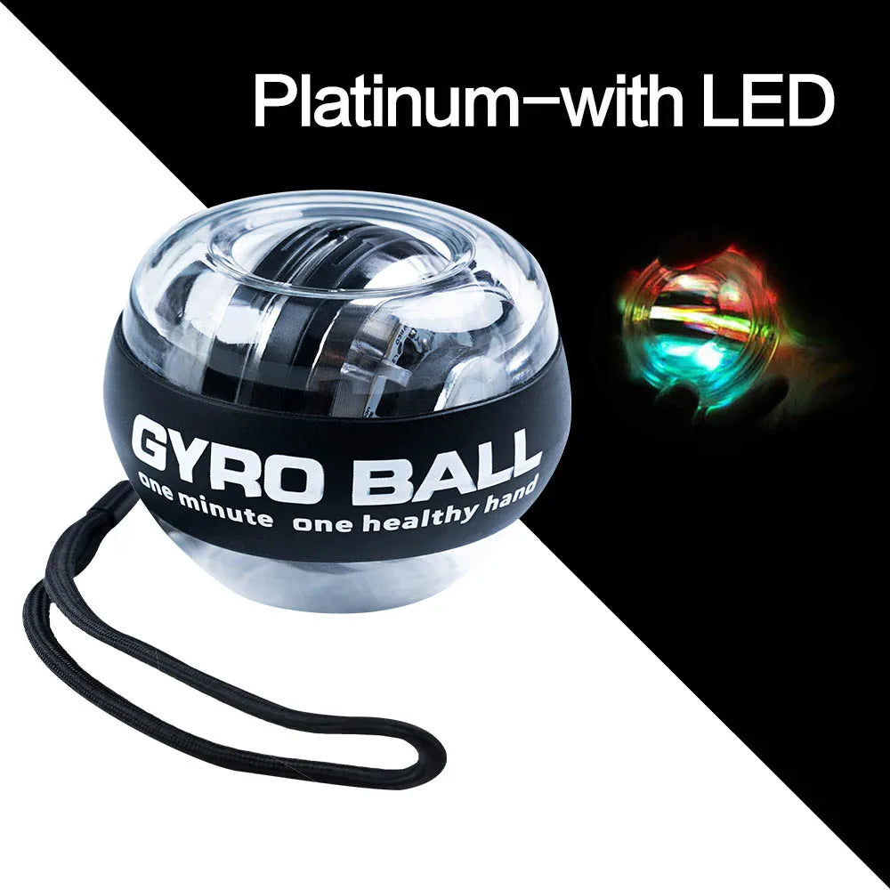 FitnessJunk™ LED Gyroscopic Ball