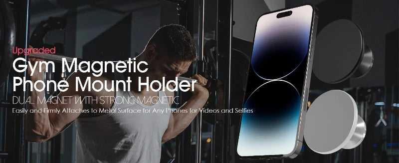FitnessJunk™ Gym  Magnetic Phone Mount