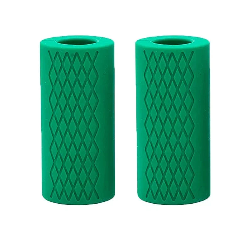 FitnessJunk™ 2PCS Silicone Dumbbell Barbell Grips