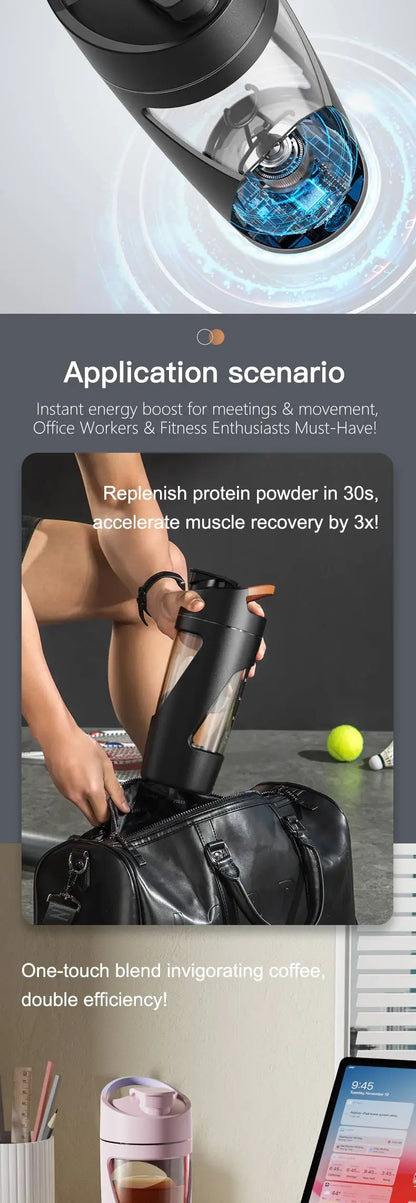 FitnessJunk™700ml USB Shaker Bottle