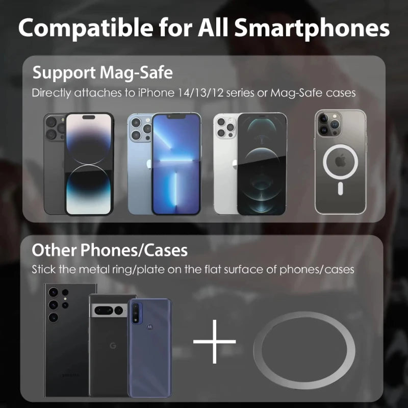 FitnessJunk™ Gym  Magnetic Phone Mount