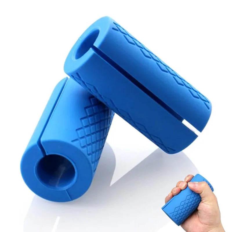 FitnessJunk™ 2PCS Silicone Dumbbell Barbell Grips