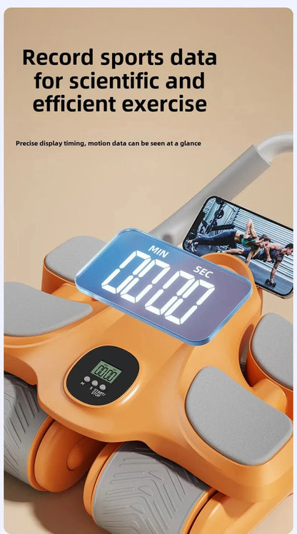 FitnessJunk™ Four-Wheel Ab Trainer