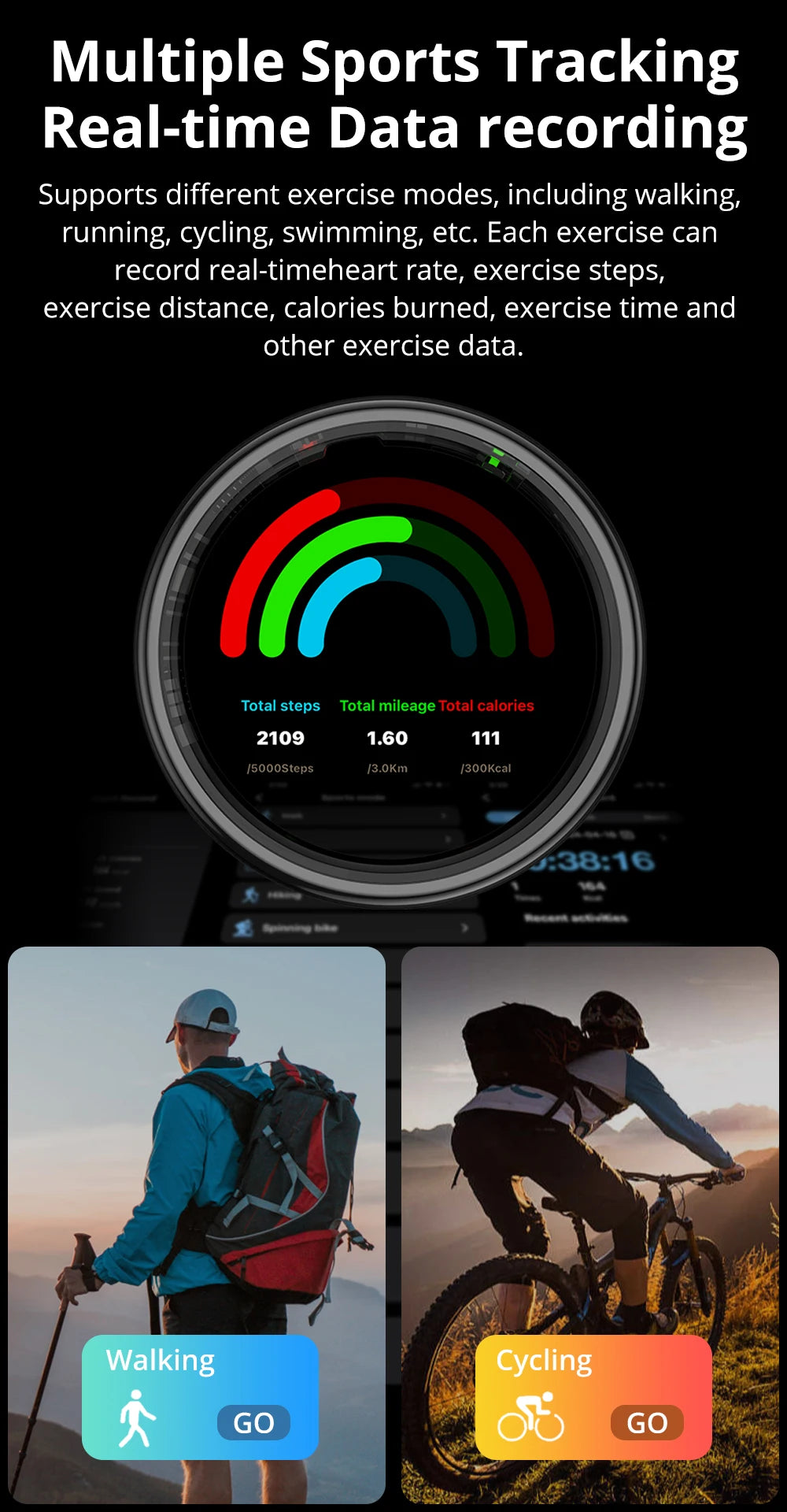 Fitness Junk™ Smart Ring