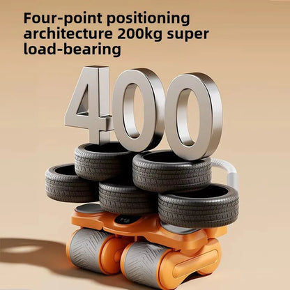 FitnessJunk™ Four-Wheel Ab Trainer